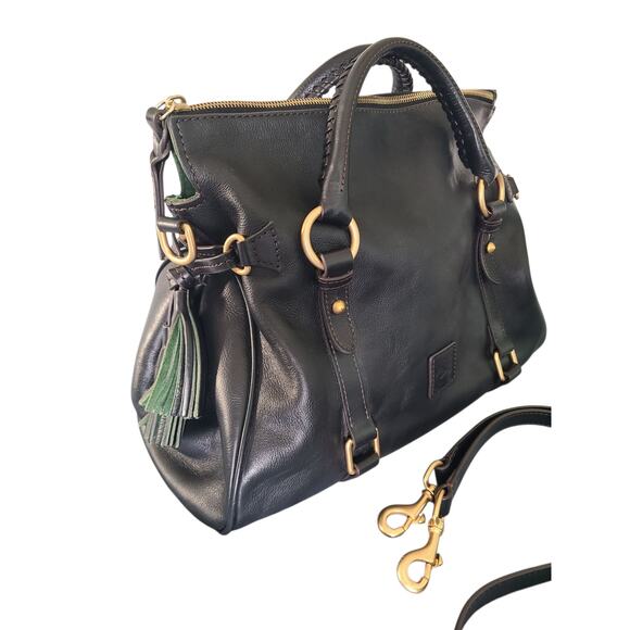 Dooney & Bourke Florentine Leather Satchel - Picture 3 of 13